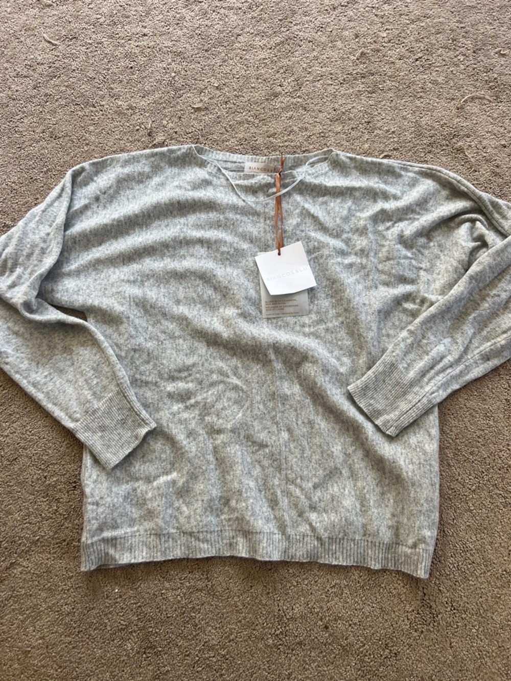 Light Gray Women's Crewneck Sweater - Soft Everyday Knit